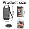 Waterproof Bag, Sack with Phone Dry Bag and Long Adjustable