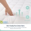 HOMTEC King Size Mattress Protector Waterproof Quilted Mattress Cover Cotton