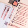 Brochas de Maquillaje Kit 18 Piezas Profesional Sintéticos de Alta