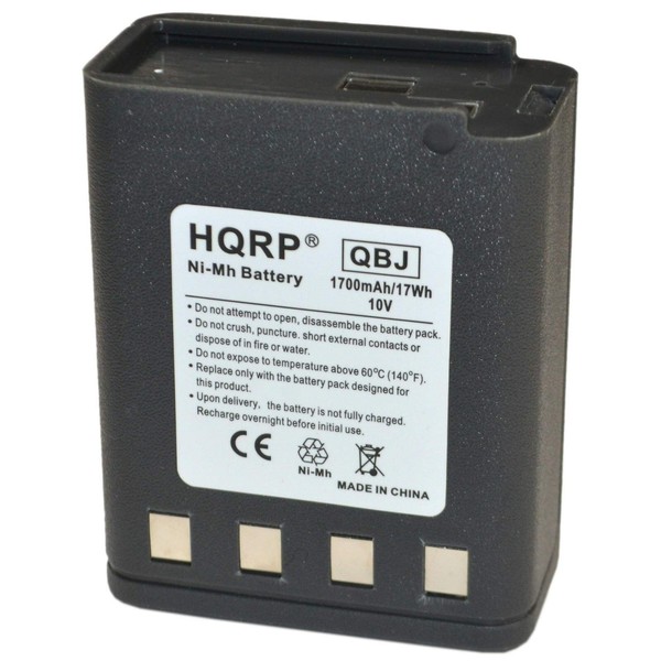 HQRP 1700mAh Ni-MH Battery Works with Motorola NTN4824/A MT1000 / P200 / P210 Two Way Radio Replacement