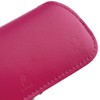 SAKAE F-20 TR700 Genuine Leather Glasses Case, Magenta
