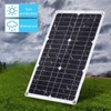 18V 20W Semi Flexible Solar Panel Monocrystalline High Efficiency Waterproof