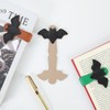 Bat Magnetic Bookmarks Vegan Leather Book Marks for Reading Book