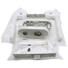 Kuriki Manufacturing WH-W30 Resin Lever Handle Set for Bathrooms, KU-AP4-2D-WH-W30