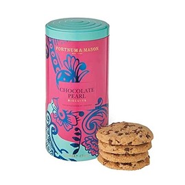 Fortnum & Mason British, Piccadilly Chocolate Pearl Biscuits, 200g Tin (1 Pack) - NEW - USA Stock