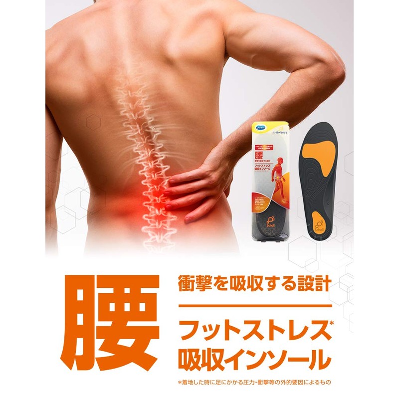 Dr. Scholl's In-Balance Foot Stress Absorbing Insoles for Lower Back,