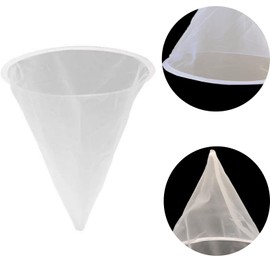 Bustlwor Pack of 4 Honey Strainer Nylon, Ultra Fine Funnel Filter, Plastic Nylon Strainer, High Density Nylon Filter for Filtering Liquids such as Wine