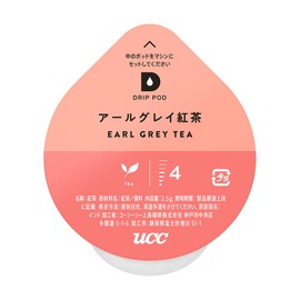 UCC Drip Pods Exclusive Capsules, Earl Grey Tea, 12 Cups, 1.1 oz (30 g), Pod Capsules