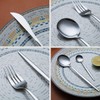 Kyraton Cutlery Set 16 Pieces, Stainless steel flatware set, silverware