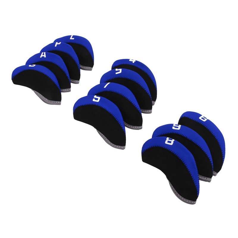11PCS Golf Club Headcover Set Neoprene Numbered Golf Club Head