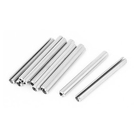 Sourcingmap M5x50mm 304 Stainless Steel Split Spring Roll Dowel Pins 10Pcs