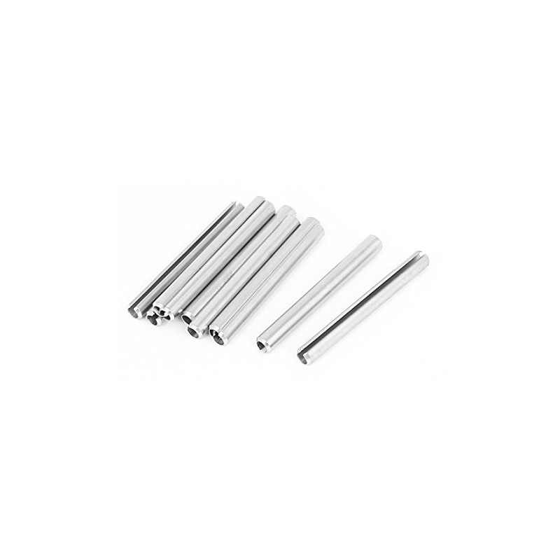 Sourcingmap M5x50mm 304 Stainless Steel Split Spring Roll Dowel Pins