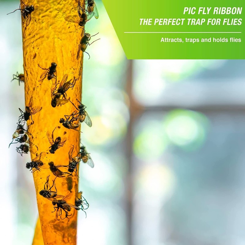 PIC*  FR10B Fly Ribbons Fruit Fly Traps For Indoors and