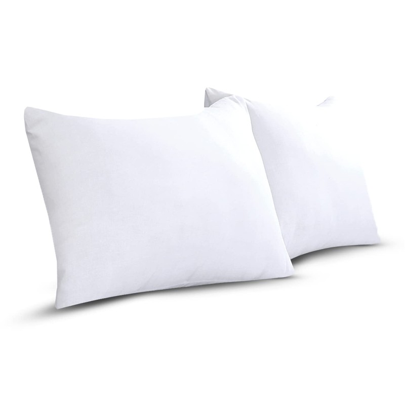 Sapphire Collection Luxury Percale Non Iron White Pair Of Pillowcases