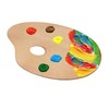 cigemay Paint Tray Acrylic Paint Wooden Palettes Paint Trays Painting