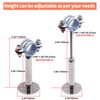 AKIHISA 2 Pcs 304 Stainless Steel Pipe Supports, Wall Mount