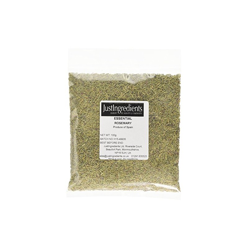 JustIngredients Essentials Rosemary, 100 g - Pack of 5