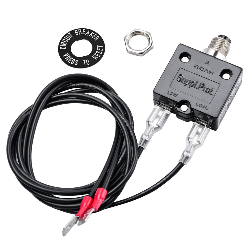 Push Button Circuit Breaker 3 Amp, Briidea Fuse Tester Manual