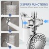 SINGSUO Filtered Rain Shower Head with Handheld Spray Combo, High