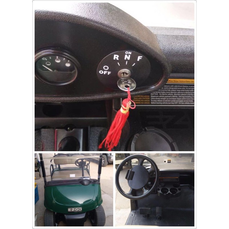Dr.Acces EZGO Golf Cart Ignition Key (4) Fits On (1982-Up)