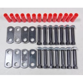 CNC Tandem Axle Trailer Spring Suspension Rebuild Kit 7k 14k Camper Repair 3.5" Shk