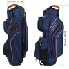 Lightweight Golf Cart Bag with 14-Way Full-Length Dividers, Rain Hood