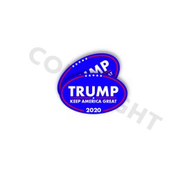 TRUMP 2020 KEEP AMERICA GREAT Political Bumper Sticker  - 2 PACK Trump Decals
