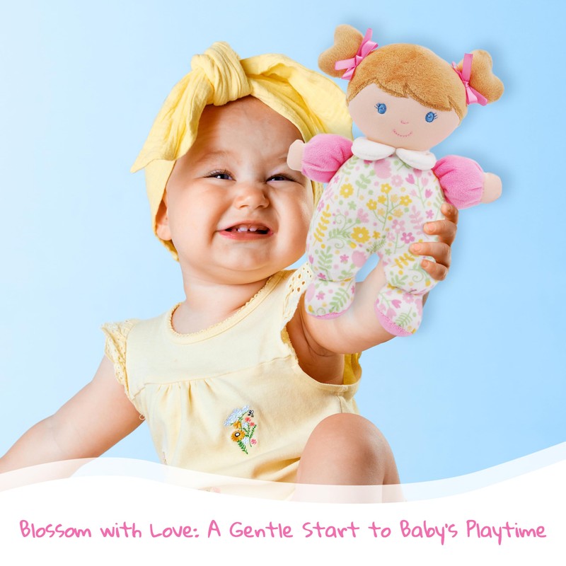Lullaberry 23cm My First Doll Flora - Soft Plush Baby