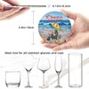 ItS 5 O'Clock Somewhere Parrot Coasters Set of 6 Pack