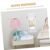 VICASKY Acrylic Face Mask Dispenser Wall Mount Holder for Gloves
