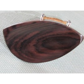 Handmade Old Violin Shop Chinrest  Rosewood   -  TEKA  - violin  parts accessories