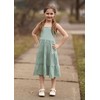 Arshiner Big Girl's Summer Sundress Boho Strap Casual Sleeveless Tiered