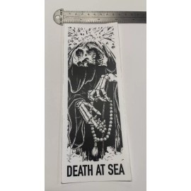 sea Death at Sea Sticker Ocean Waves Grim Reaper Design
