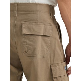 Lee Men's Extreme Motion Carolina Cargo Short, Tawny Brown, 36