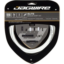 Jagwire Elite Unisex Adult Cables and Sleeves, White, One Size