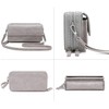 Lanyani RFID Crossbody Wallet Wristlet Purse with Phone Pocket For