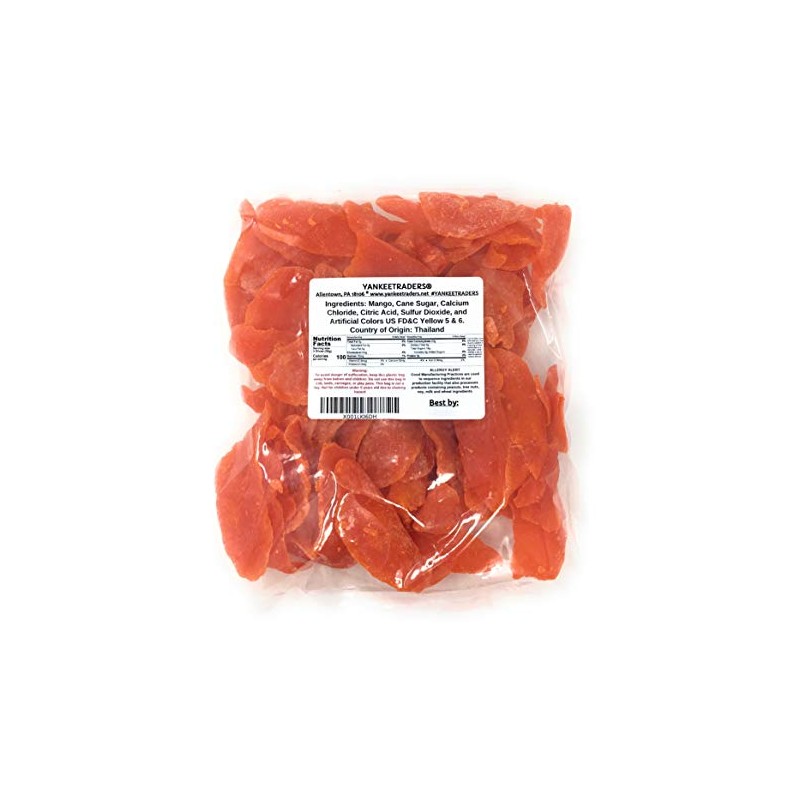 YANKEETRADERS Mango Slices (Dried) ~ 2 Lbs