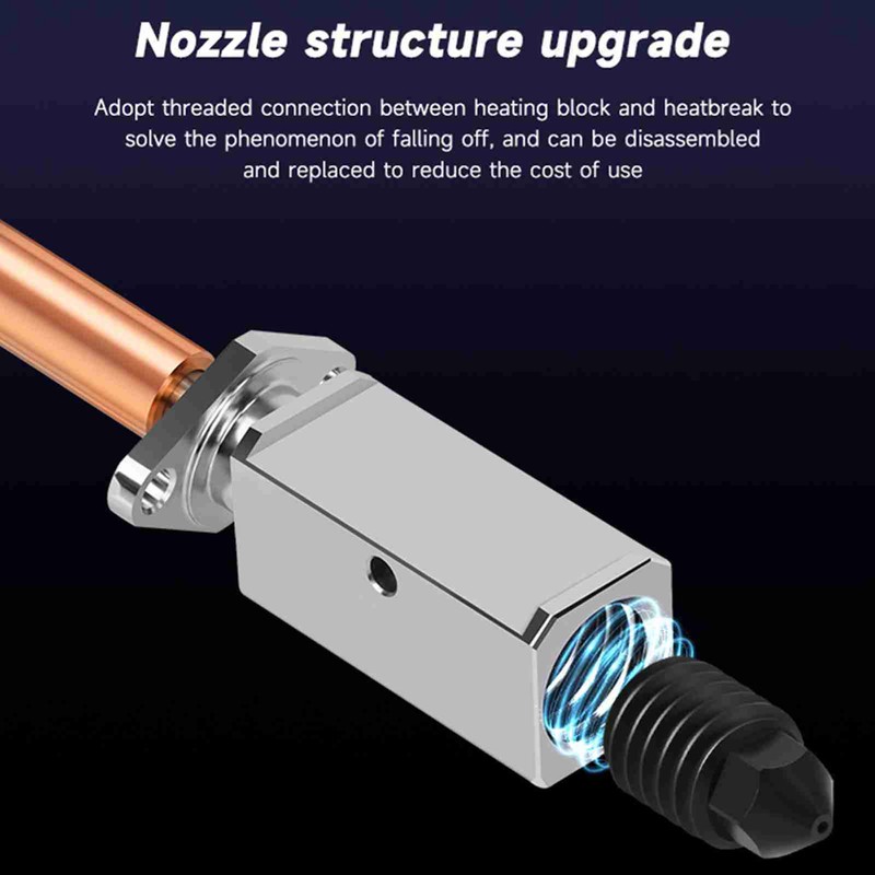 3D Printer Hotend Kit High Temperature Resistant Printing Hot End