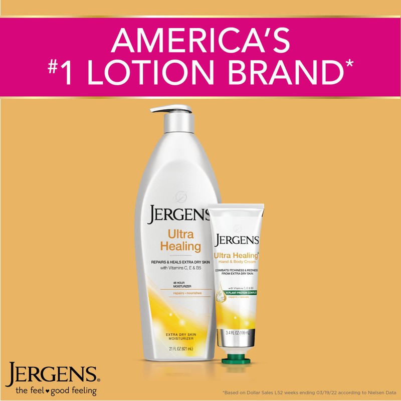Jergens Ultra Healing Dry Skin Lotion, Hand and Body Moisturizer