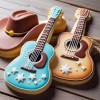Unbranded Guitar 5.25'' Ukulele Cookie Cutter Metal Music