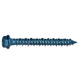 3/16" x 1-3/4" TorqueMaster Star Drive Hex Washer Head Masonry Screws, 100 Pieces, Concrete Screws, Rust Resistance, High Strength Durable Alloy Steel, Driver Bit & Masonry Drill Bit Included