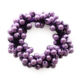 JewelVOX Hair Accessories, Shreddy, Color Pearl, Hairband, Purple, Select
