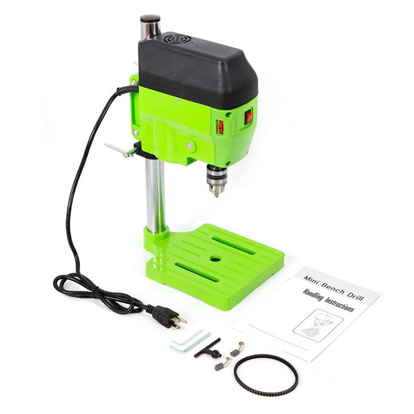 LyeXD 480W Benchtop Electric Drill Press Table, Portable Drill Workbench