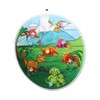 74CM Sticky Ball Board Foldable Dart Board with Remote Control