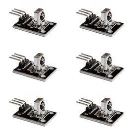 JZK 6 Pcs KY-022 Infrared Sensor Receiver Module, KY022 IR Receiver Module, Infrared receiving module For Arduino