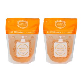 Panier des Sens Provence Liquid Hand Soap refills, Liquid Marseille Soap - Made in France 97% natural - 2x 16.9Floz/500ml