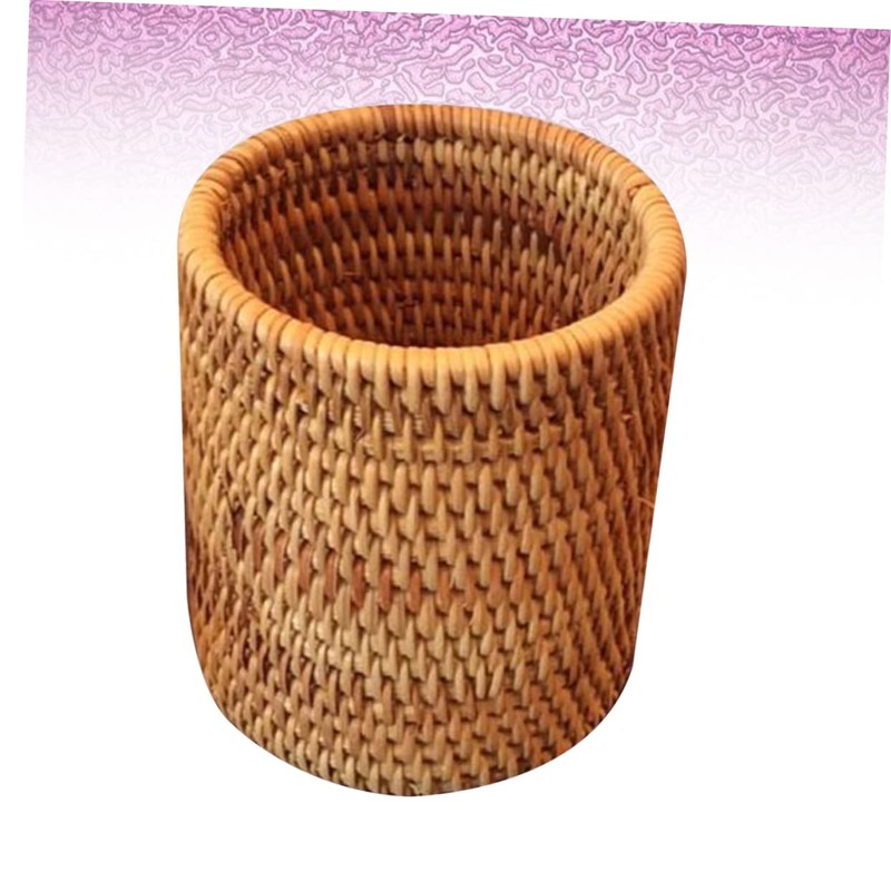 ABOOFAN 2 Pcs Pen Holder Handmade Makeup Brush Holder Desk