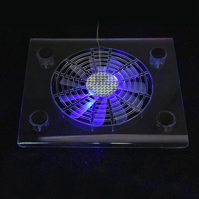 Demeras Ultra Slim Notebook Fan Cooling Stand, Laptop Cooler Cooling