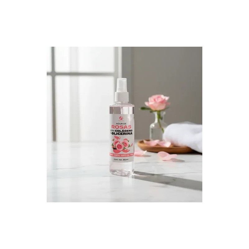 Agua De Rosas Con Colágeno Y Glicerina 250ml Alma Tierra