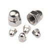 1/4"-20 Acorn Cap Nuts, Stainless Steel 18-8 (304) Acorn Cap